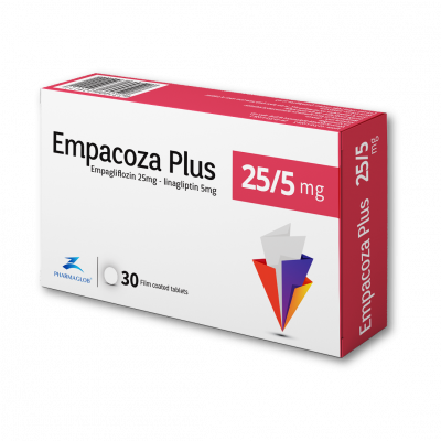 EMPACOZA PLUS 25 / 5 MG ( EMPAGLIFLOZIN + LINAGLIPTIN ) 30 FILM-COATED TABLETS